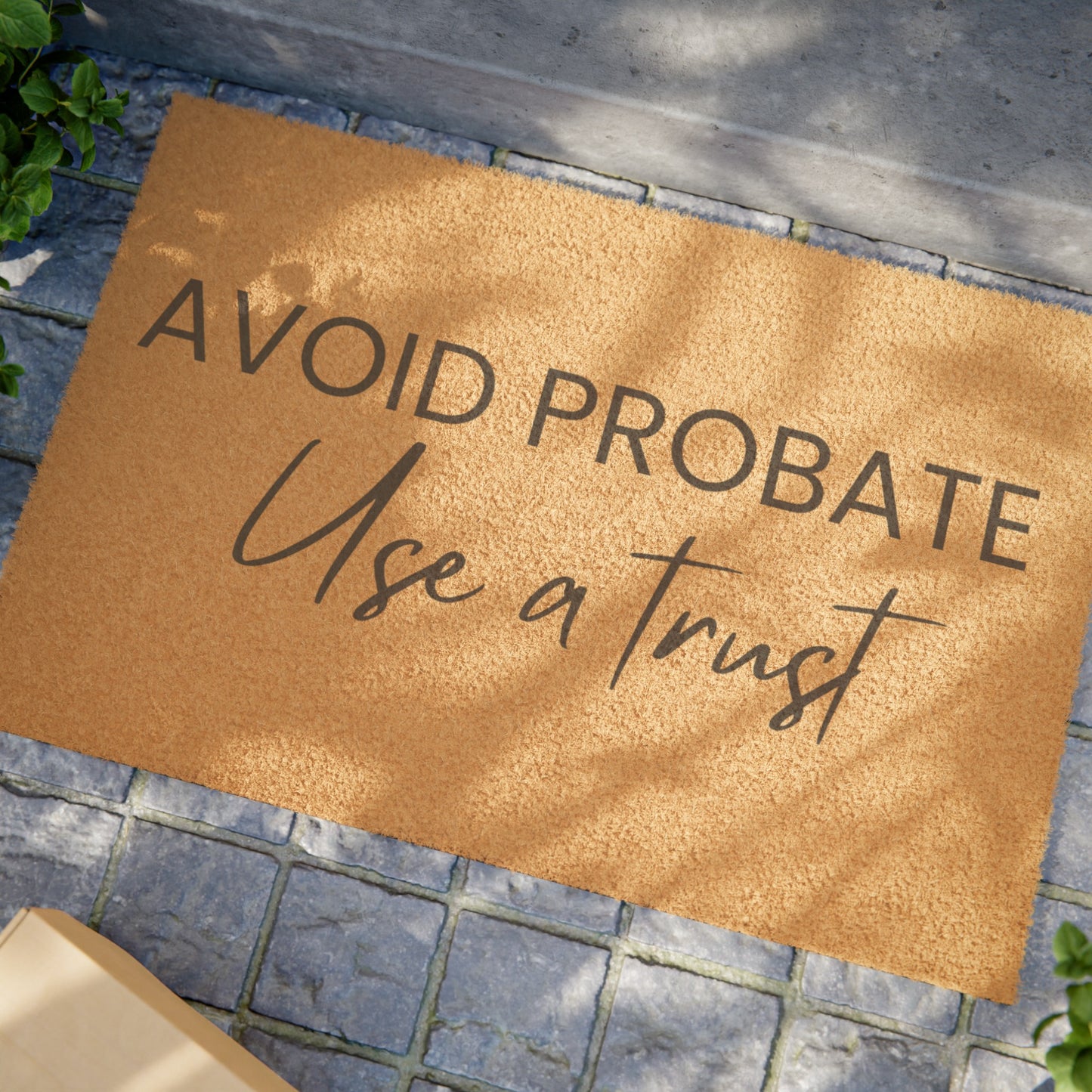 Avoid Probate Use a Trust Doormat