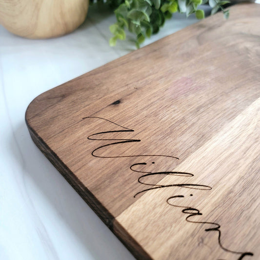 Custom Walnut Cutting Board