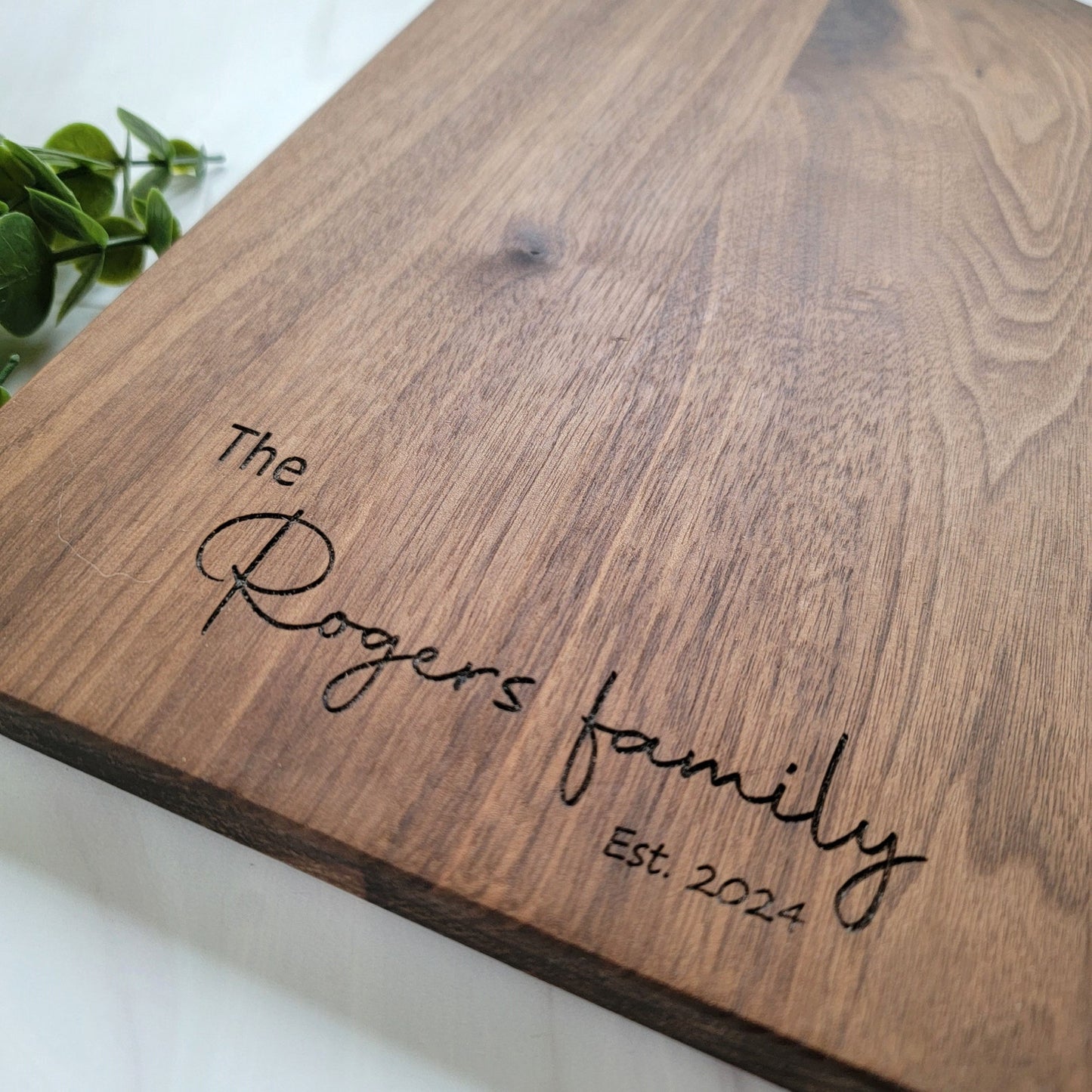 Custom Walnut Cutting Board