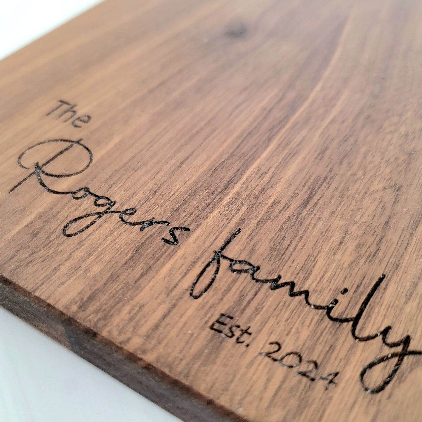 Custom Walnut Set | Cutting Board + Coasters