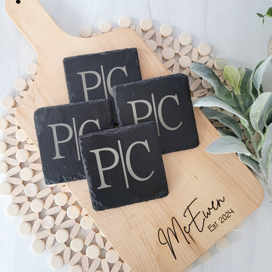 Custom Maple Set | Cutting Board + Coasters