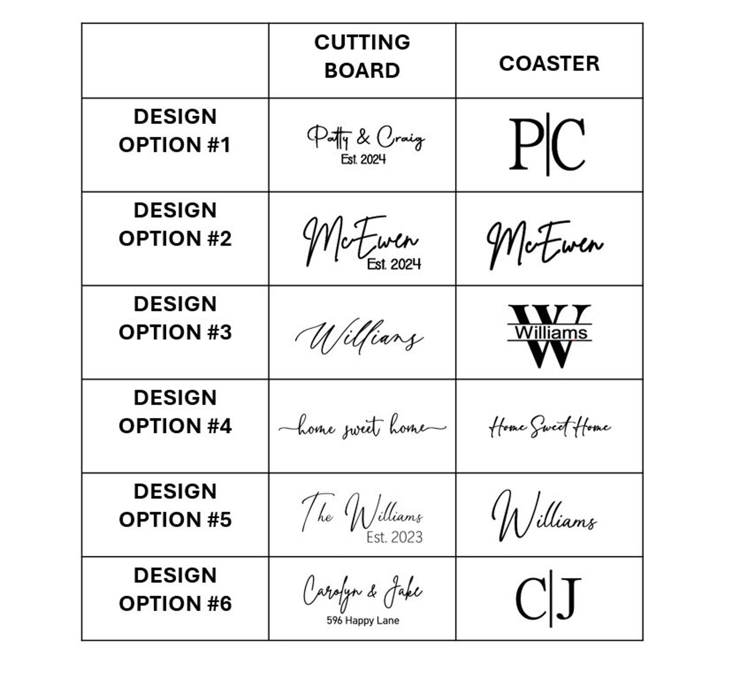 Custom Marble Set | Cutting Board + Coasters