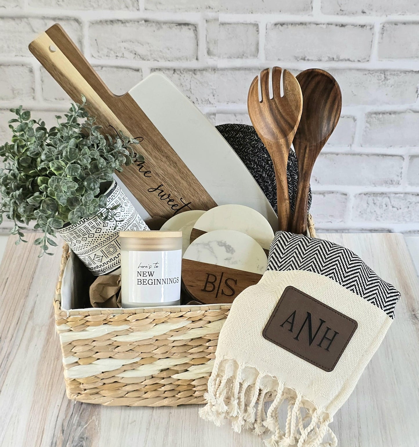 Custom Farmhouse Gift Basket