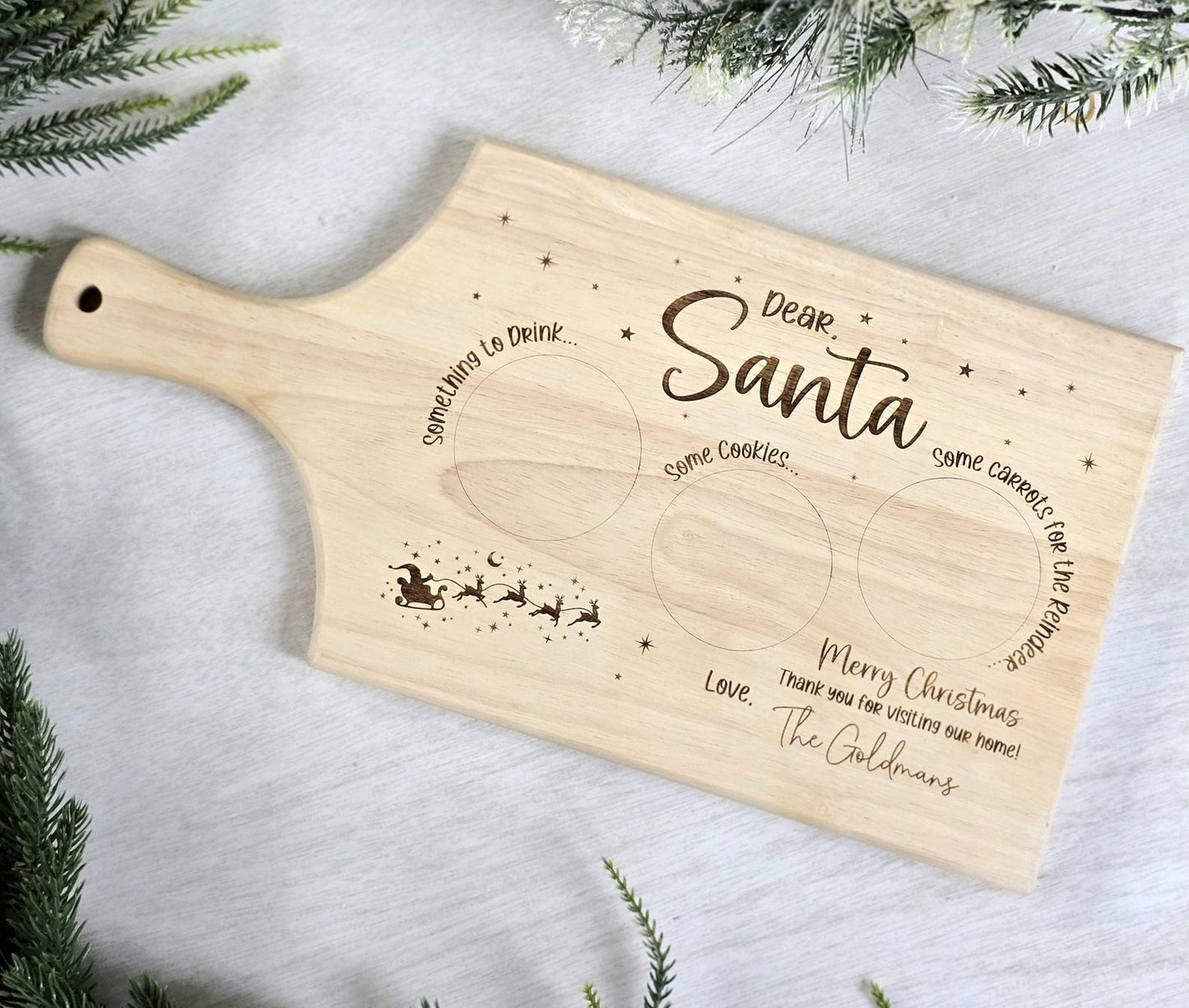 Custom Christmas Cutting Board