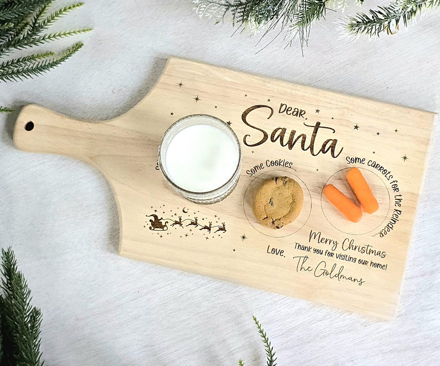 Custom Christmas Cutting Board