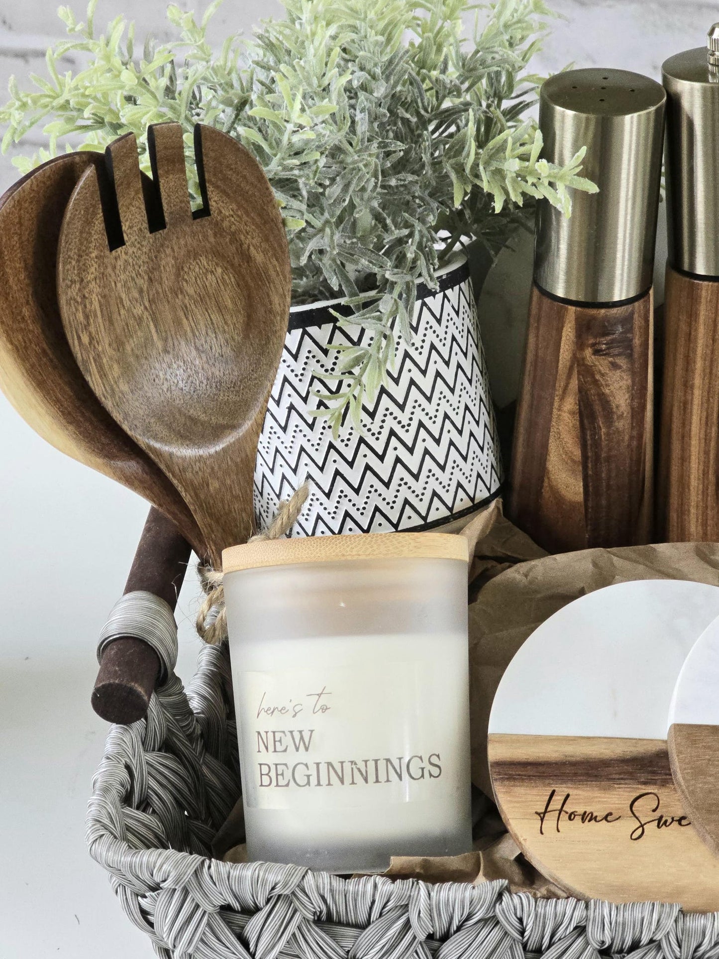 Custom Kitchen Essentials Gift Basket