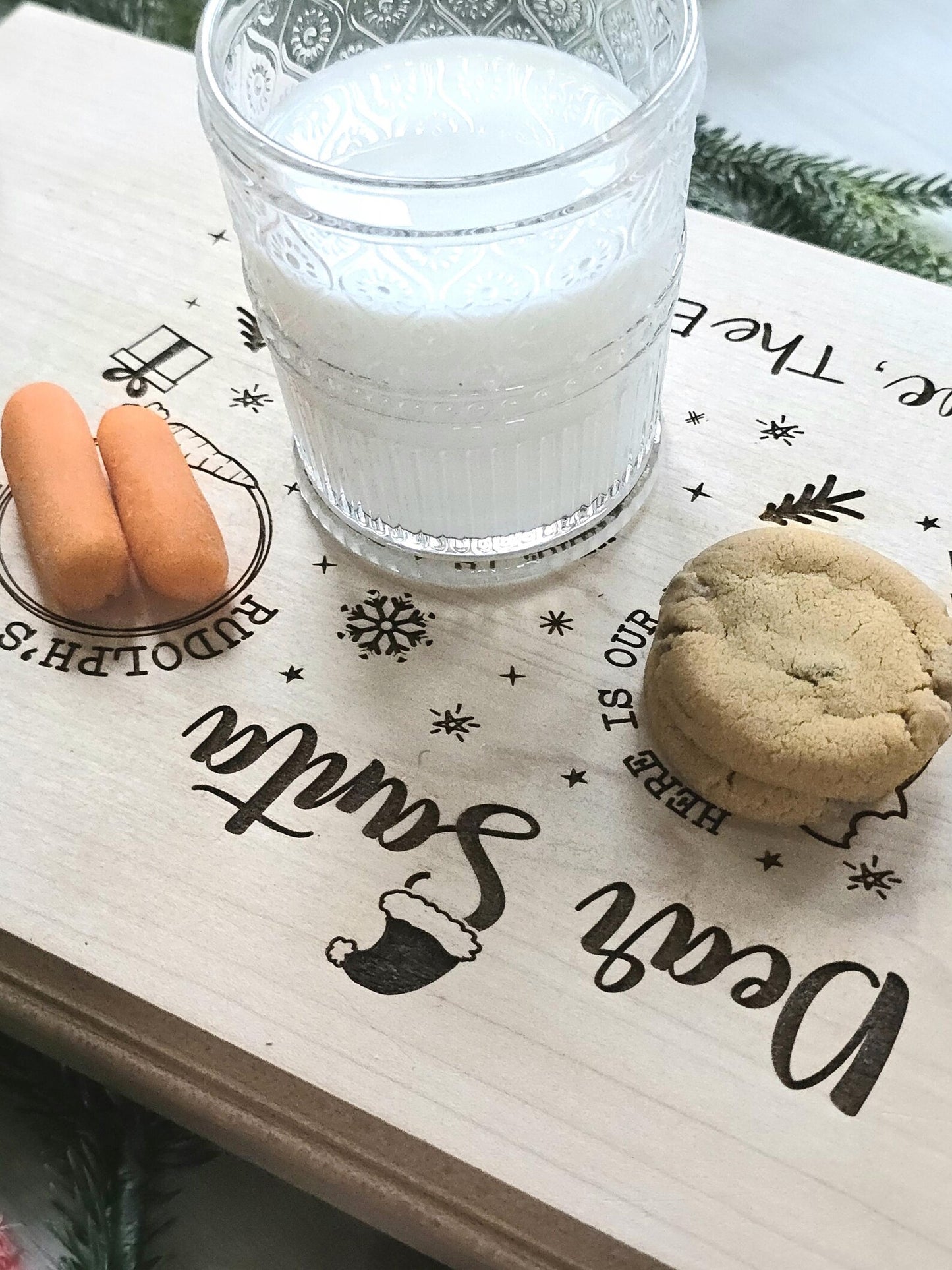 Custom Family Christmas Tray