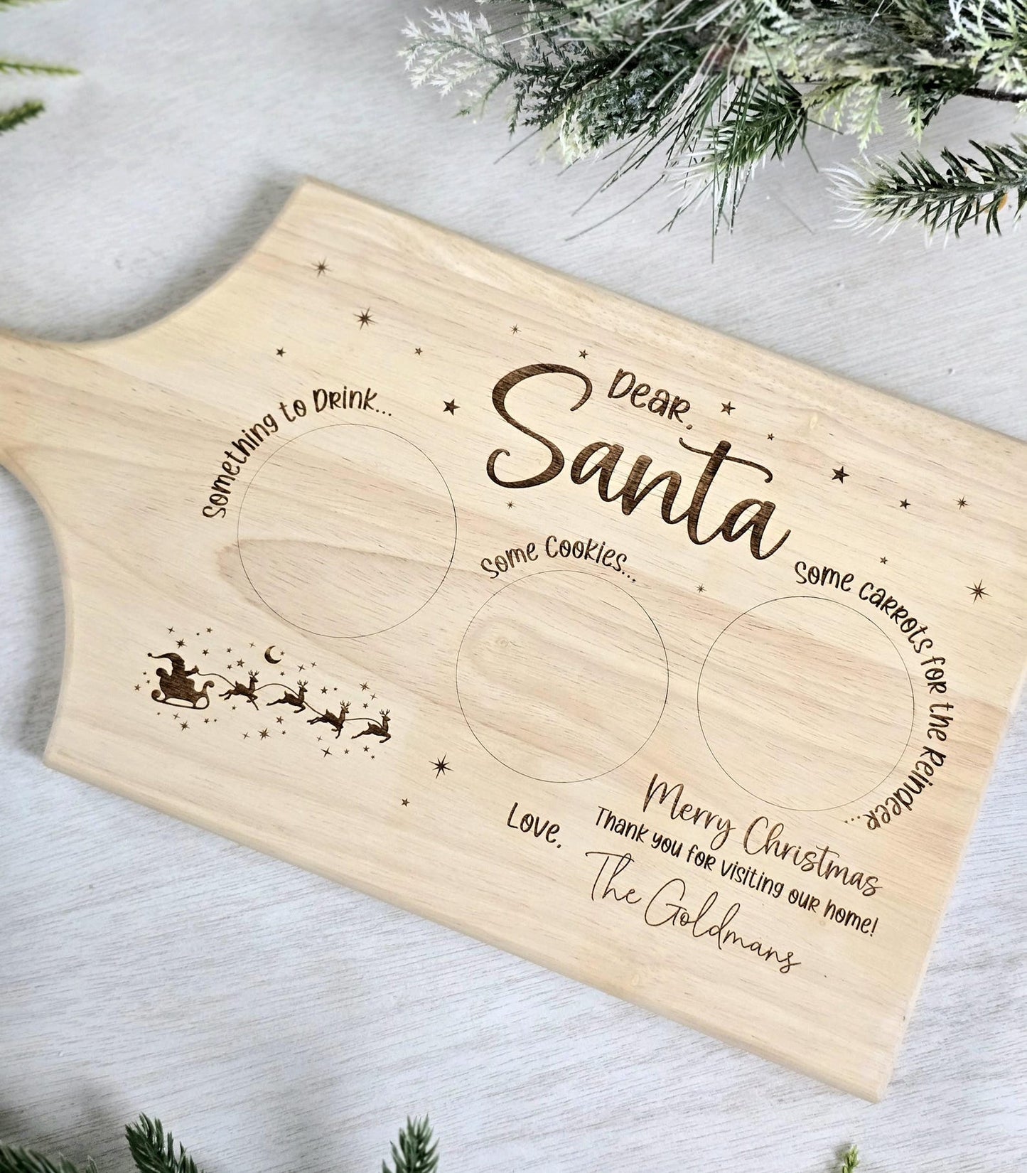 Custom Christmas Cutting Board