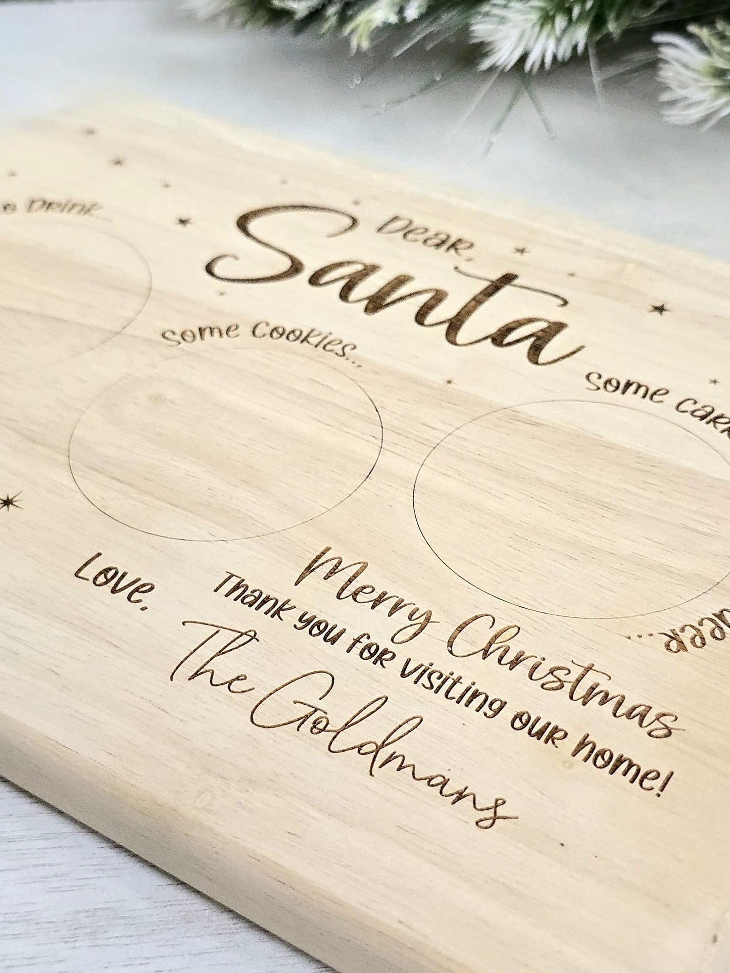 Custom Christmas Cutting Board