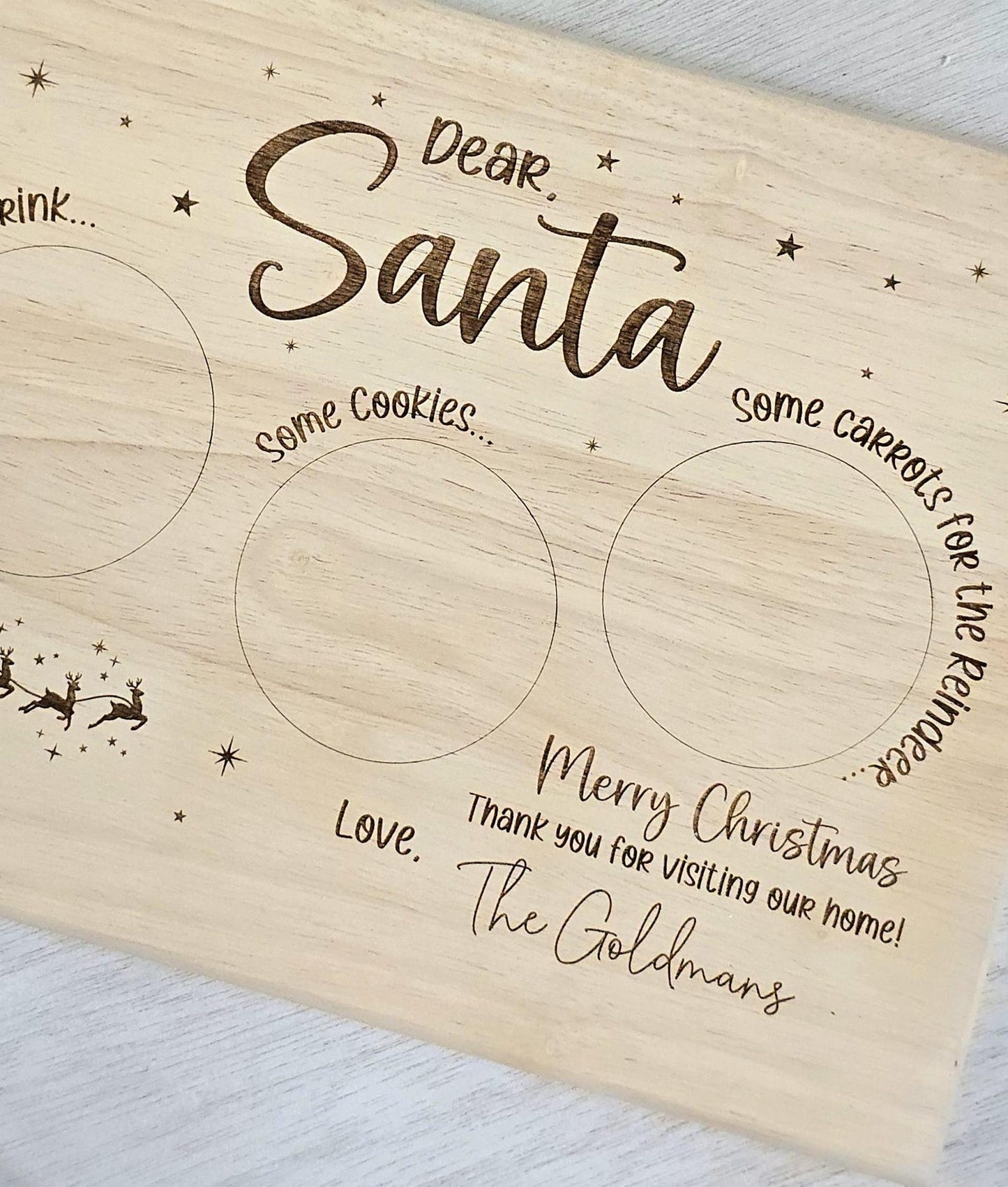 Custom Christmas Cutting Board